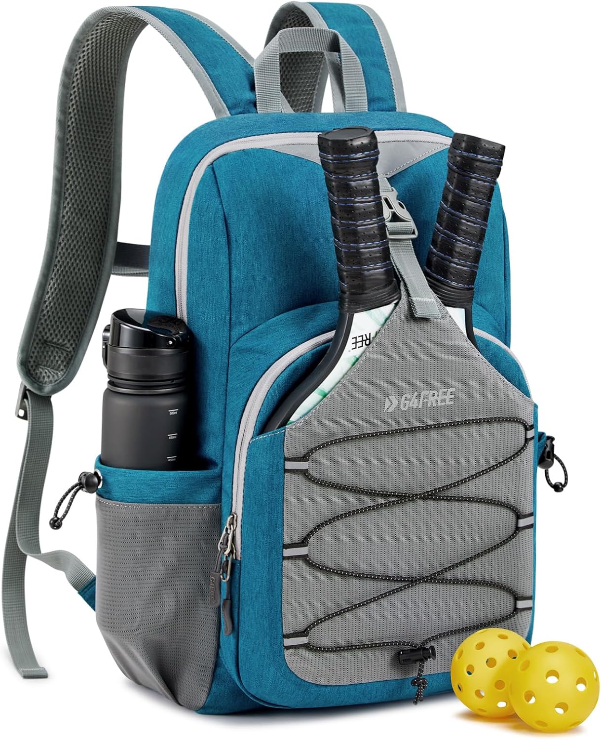 G4Free Bolsa de pickleball para mujeres y hombres, bolsa de pádel p...