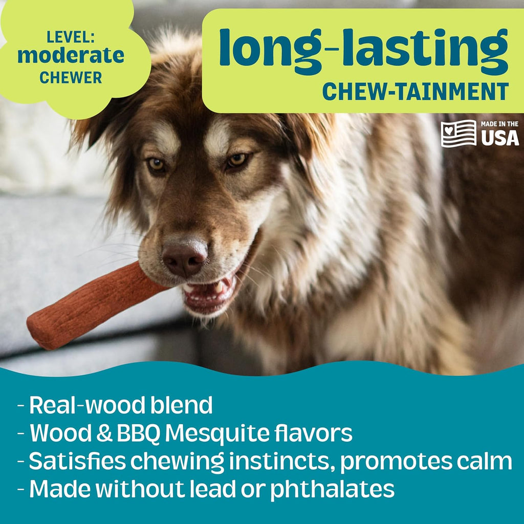 Outward Hound Dogwood - Juguetes masticables duraderos para perros,...
