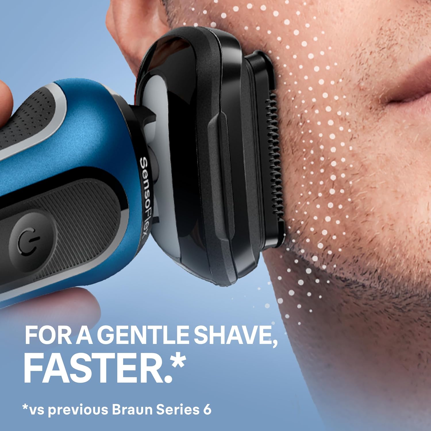 Braun Afeitadora eléctrica para hombre, serie 6 6177cc, afeitado en...