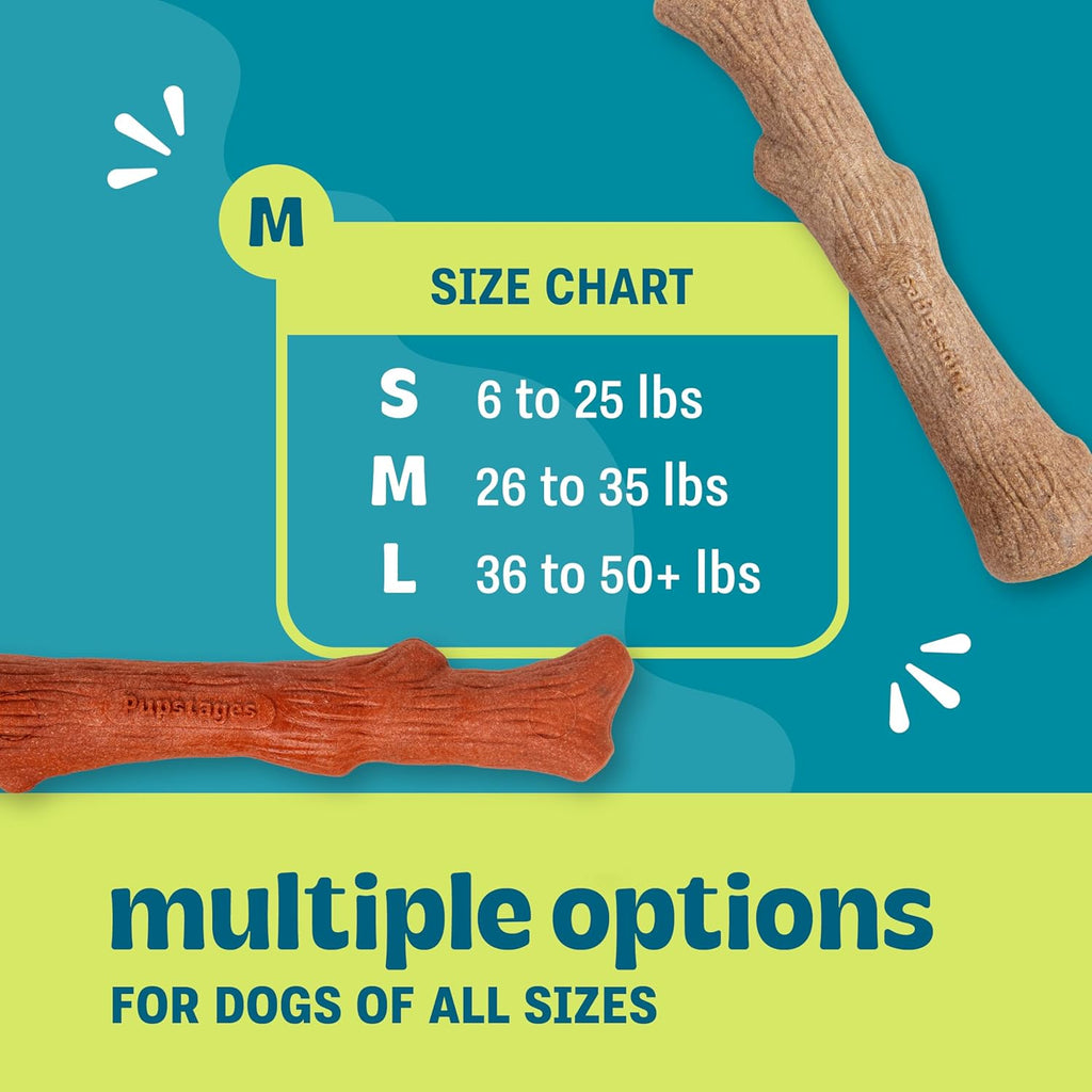 Outward Hound Dogwood - Juguetes masticables duraderos para perros,...