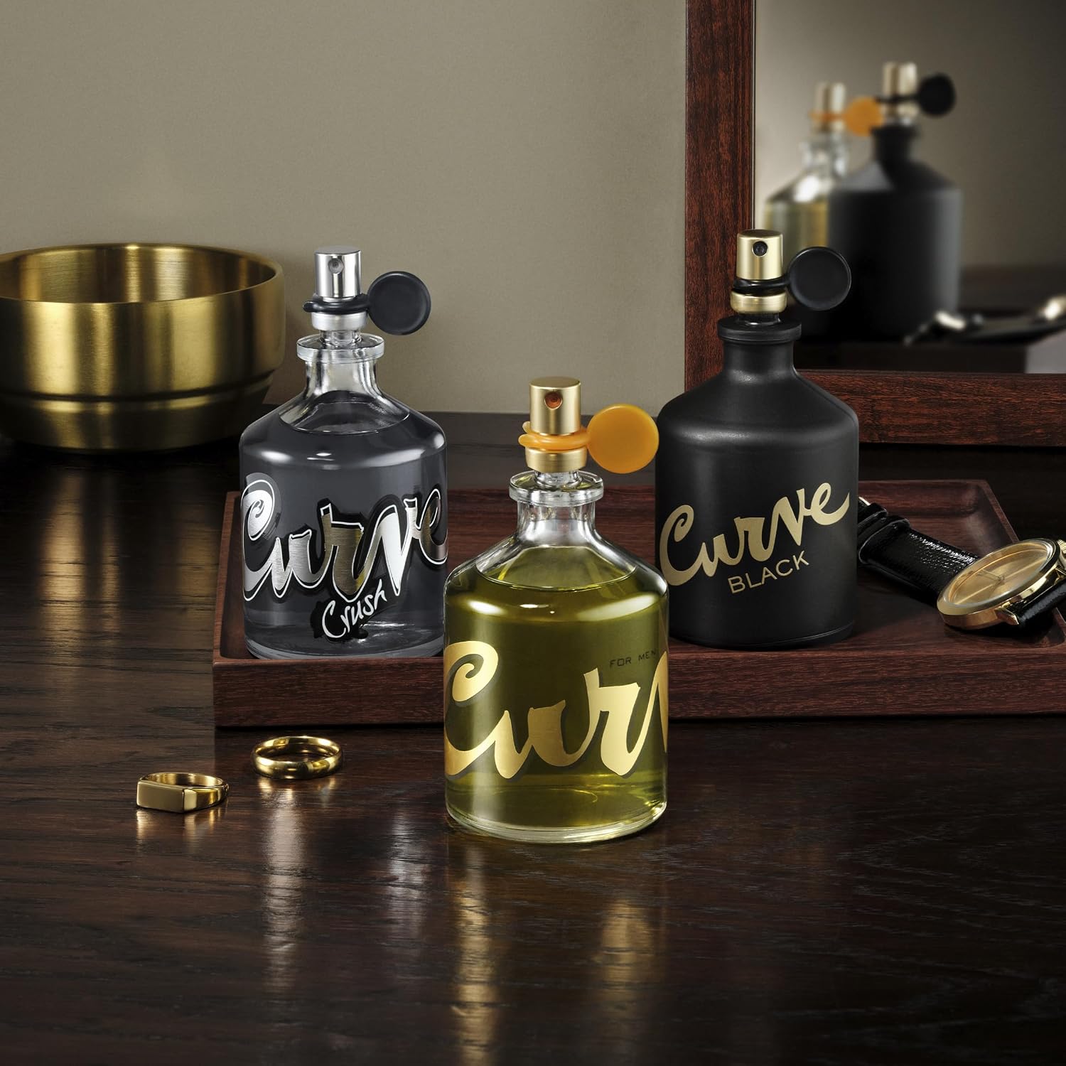 "Curve Black for Men" \u2013 Colonia en espray para hombres, 4,2 on...