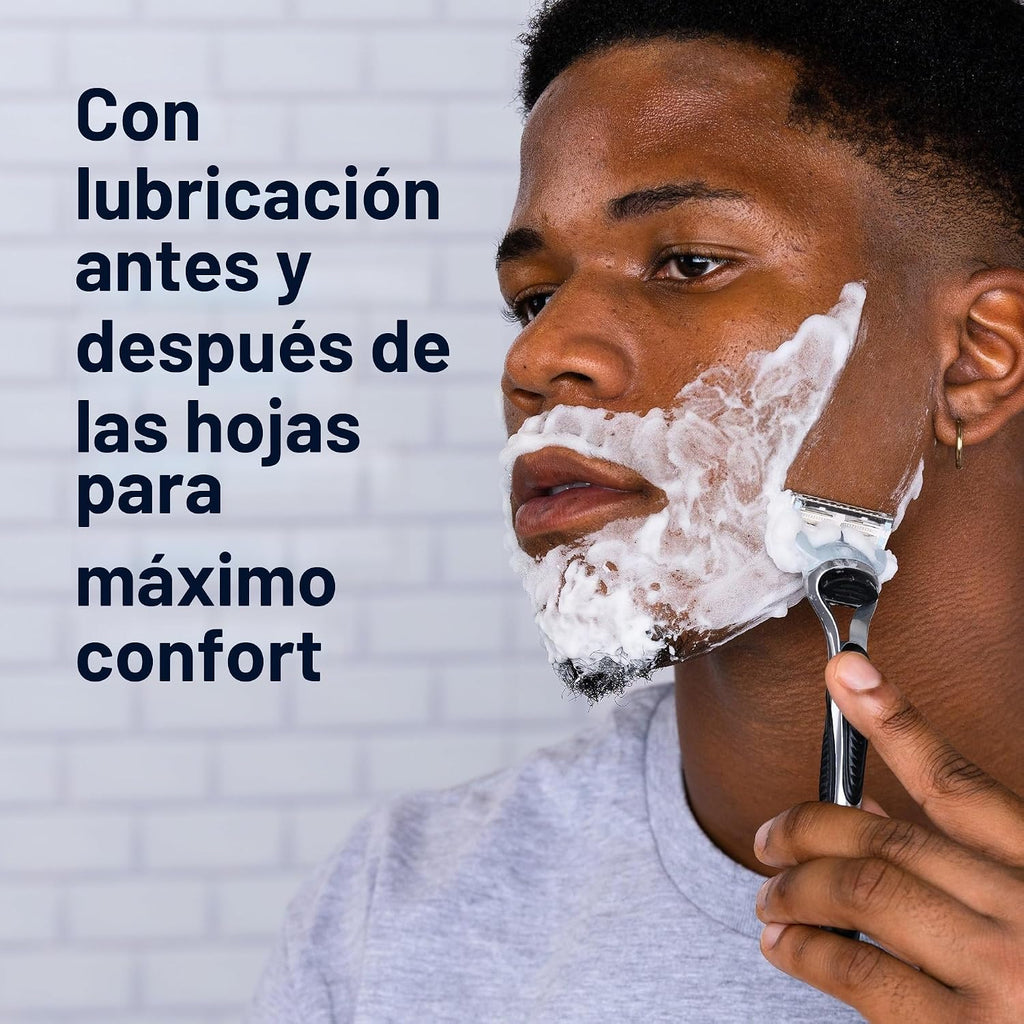 Gillette SkinGuard - Maquinillas de afeitar, 1 Gillette Razor, 4 re...