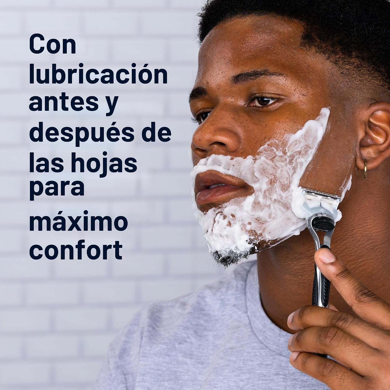 Gillette SkinGuard - Maquinillas de afeitar, 1 Gillette Razor, 4 re...