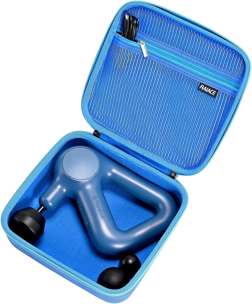 RAIACE Funda para pistola de masaje, funda rígida de almacenamiento...