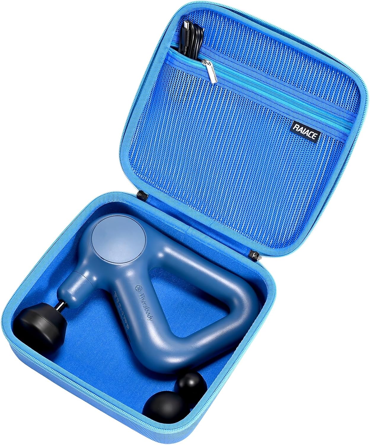 RAIACE Funda para pistola de masaje, funda rígida de almacenamiento...