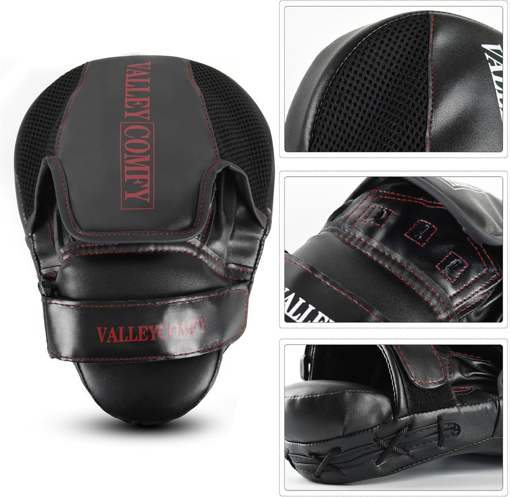 Valleycomfy - Manoplas de boxeo para puñetazos, almohadillas de box...