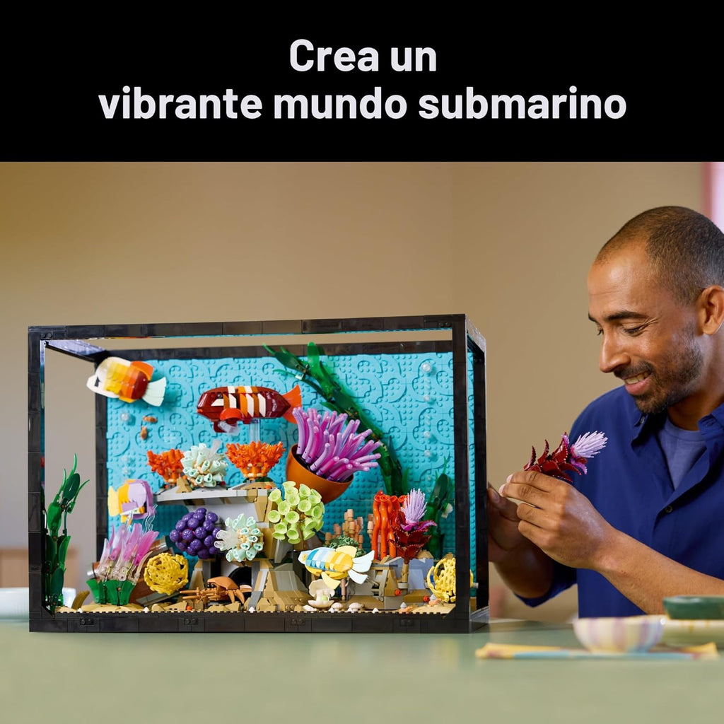 LEGO Icons - Juego de construcción de acuarios tropicales para adul...