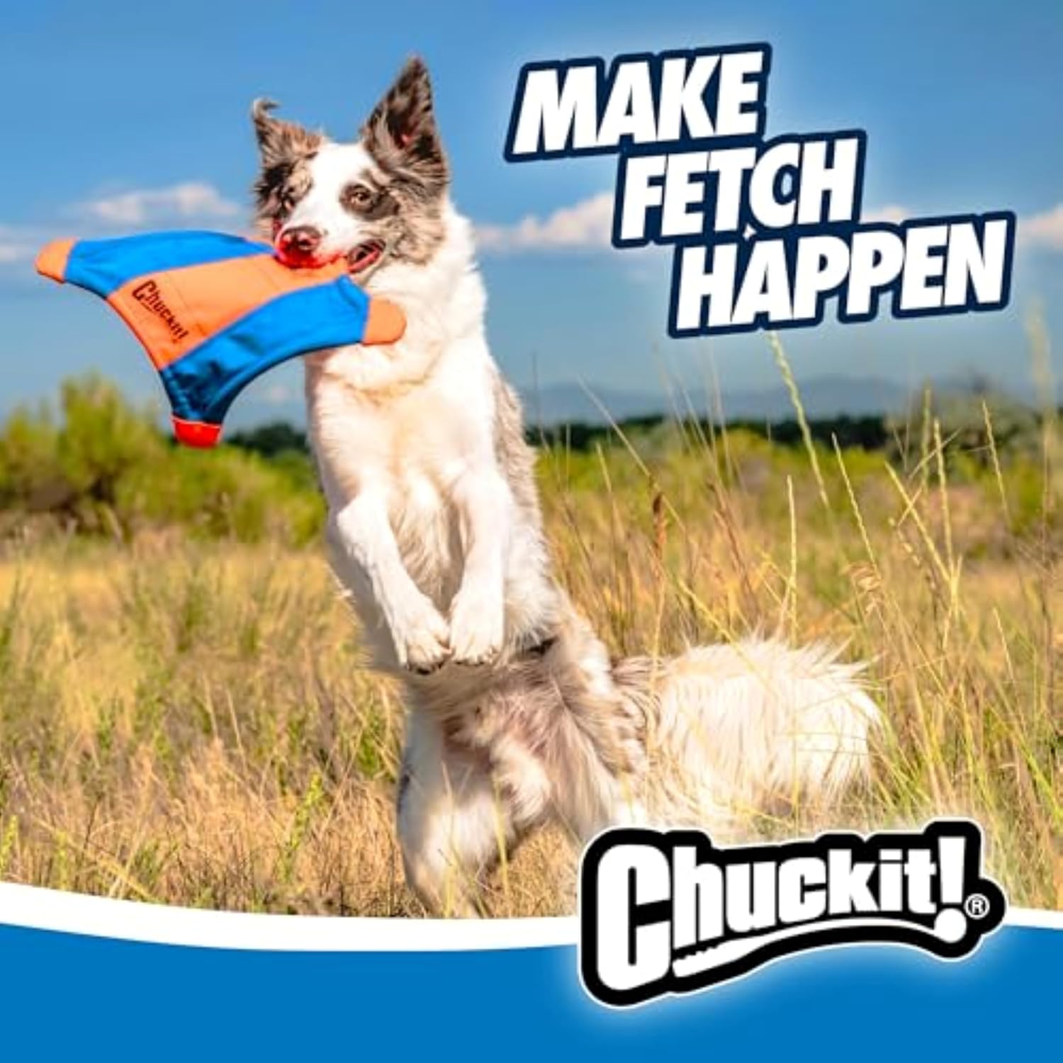 Chuckit! Juguete giratorio con ardilla voladora para perro, (naranj...