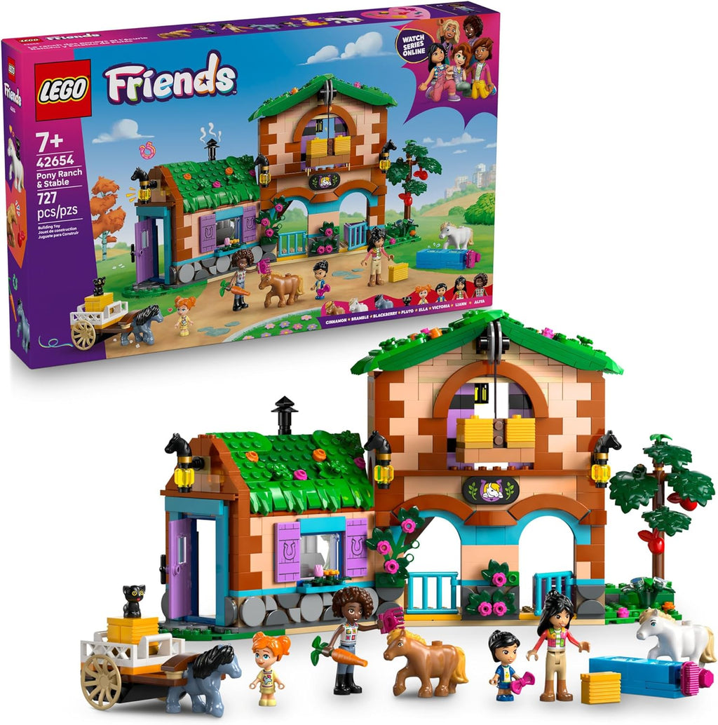 Juguete de construcción LEGO Friends Rancho y Establo de Ponis - Ju...