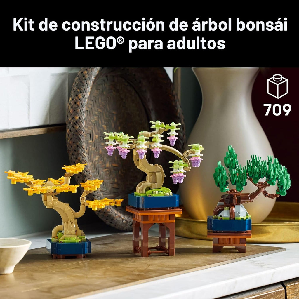 LEGO Botanicals - Juego de construcción de mini árboles bonsái, blo...