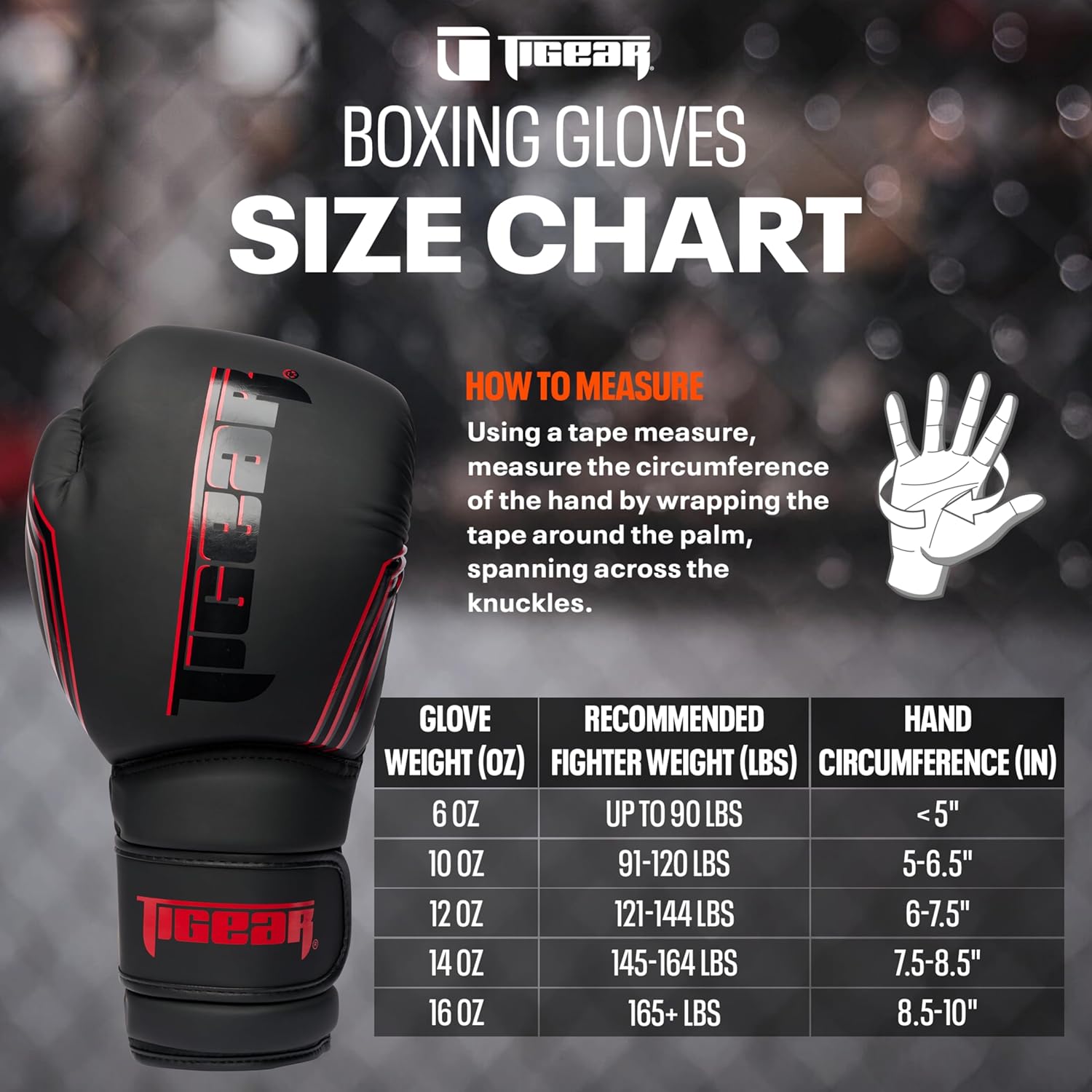 Tigear Surge Pro - Guantes de boxeo para hombres, mujeres y niños |...
