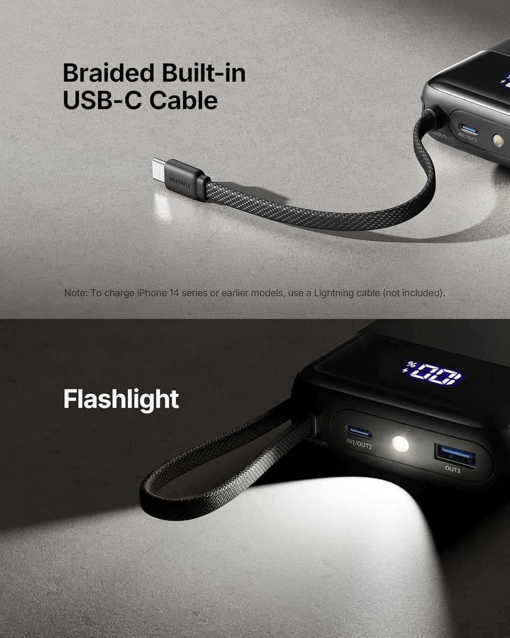 INIU Cargador Portátil de 45W, Banco de Energía más Pequeño de 2000...