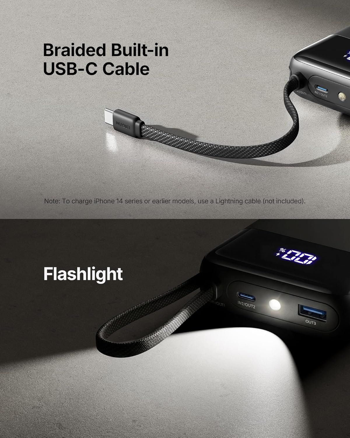 INIU Cargador Portátil de 45W, Banco de Energía más Pequeño de 2000...