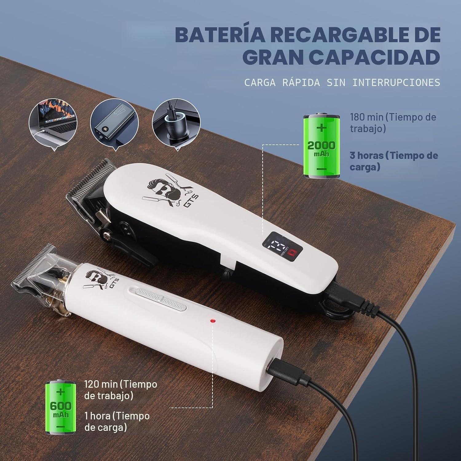 GTSPro Cortapelos para Hombres, Juego de Cortapelos y Recortadoras,...