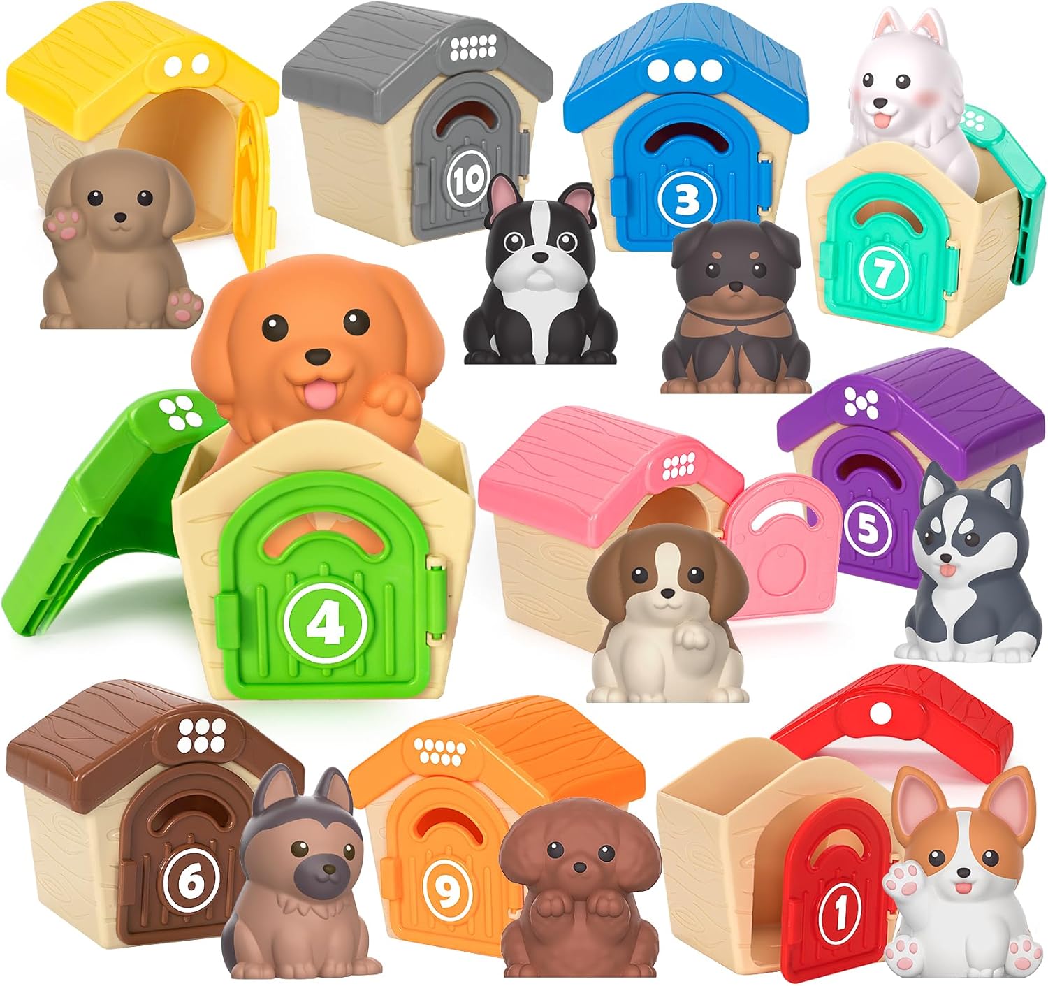 Aigybobo Juguetes de aprendizaje para niños pequeños de 1, 2, 3 año...