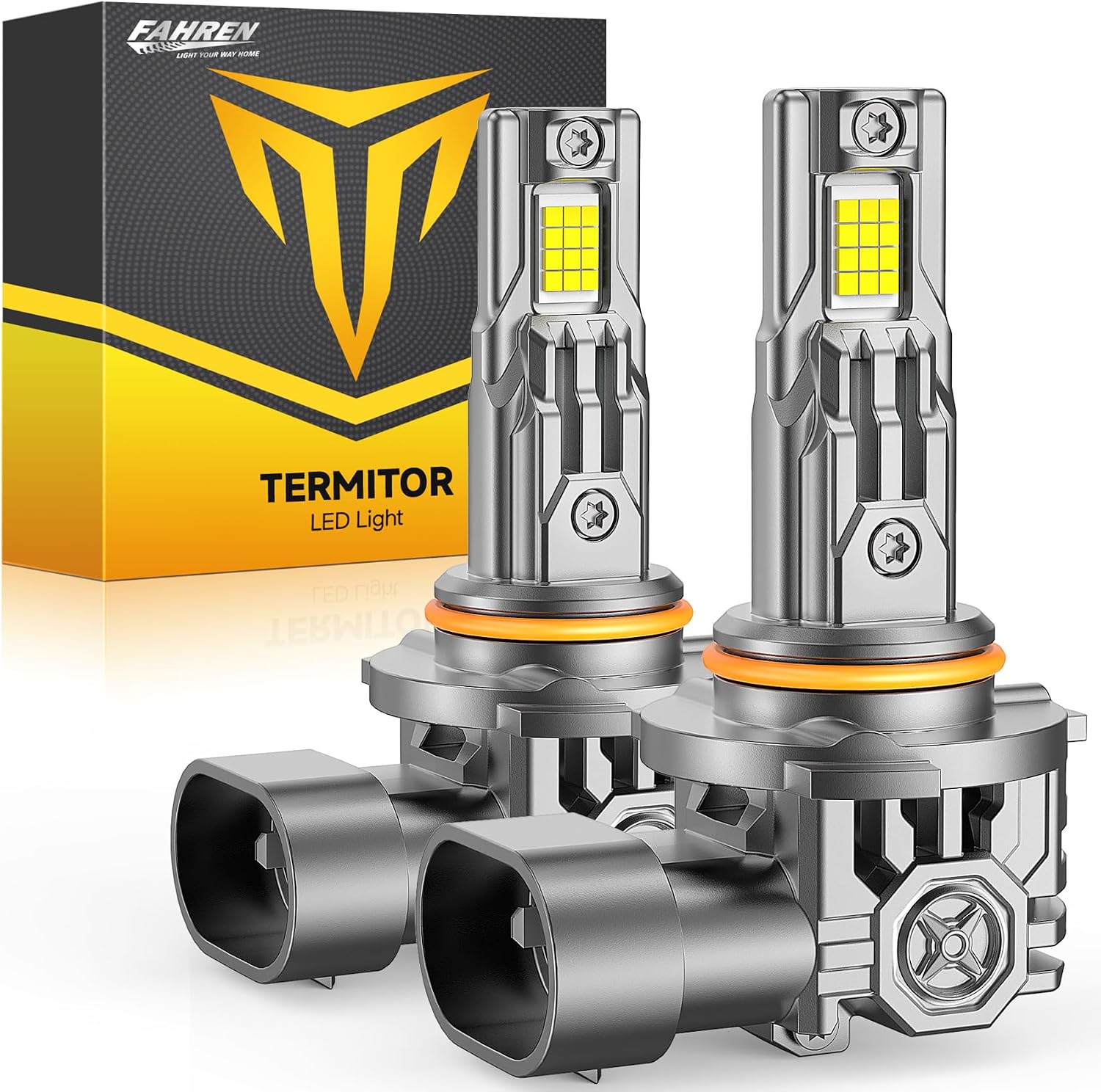 Termitor Bombillas LED 9005, 126,000 lúmenes, 1500% más brillante,...