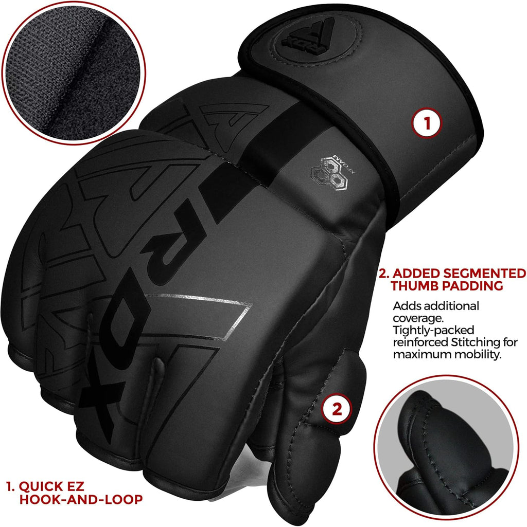 Guantes RDX MMA para Grappling y Sparring, Guantes de Artes Marcial...