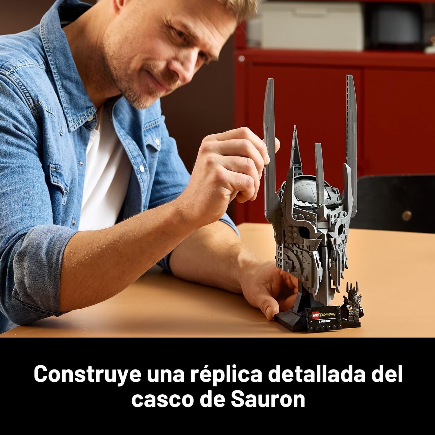 LEGO Icons The Lord of the Rings: Sauron's Helmet - Juego de co...