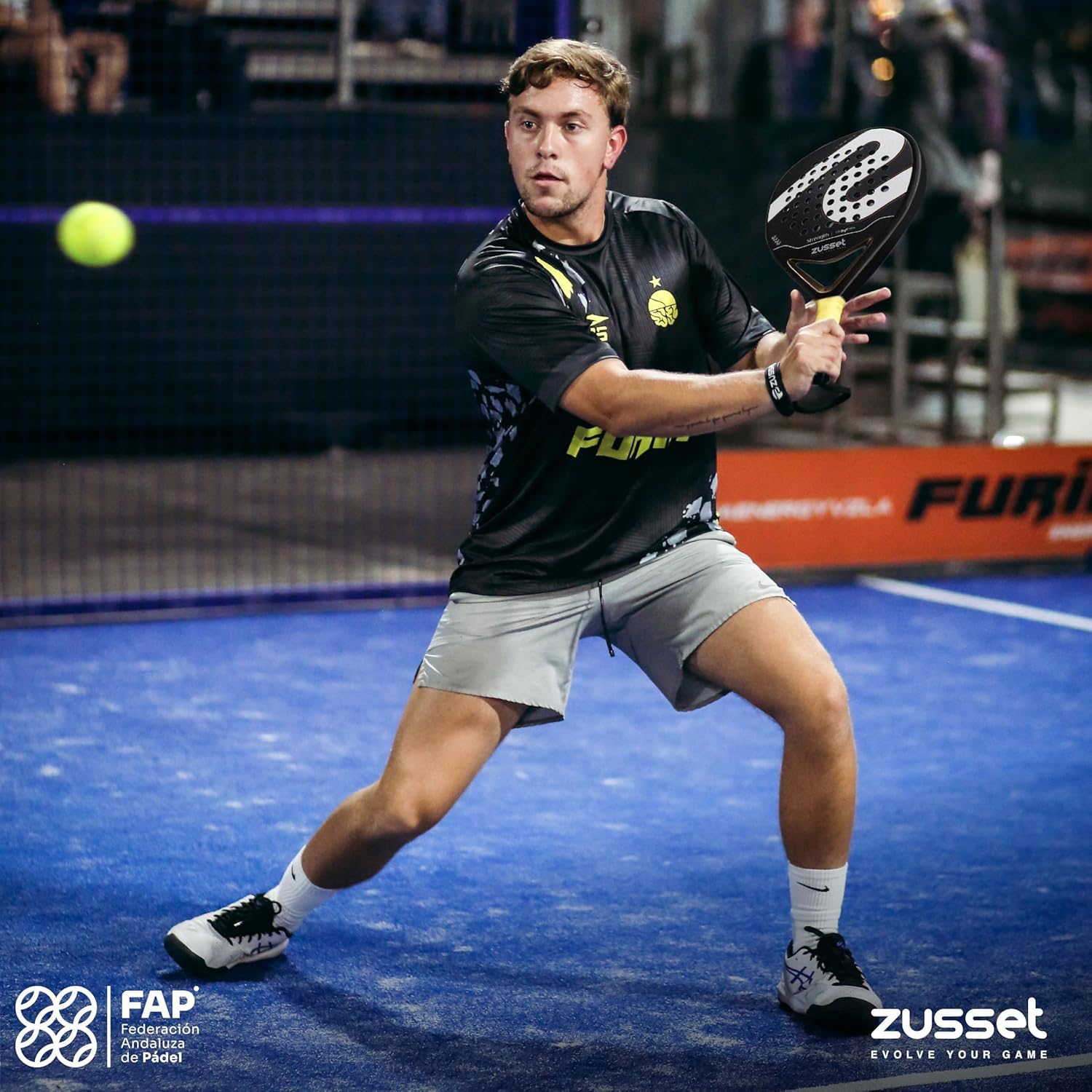 ZUSSET Pala de Padel Strength 2025 | Pala de Padel de forma redonda...