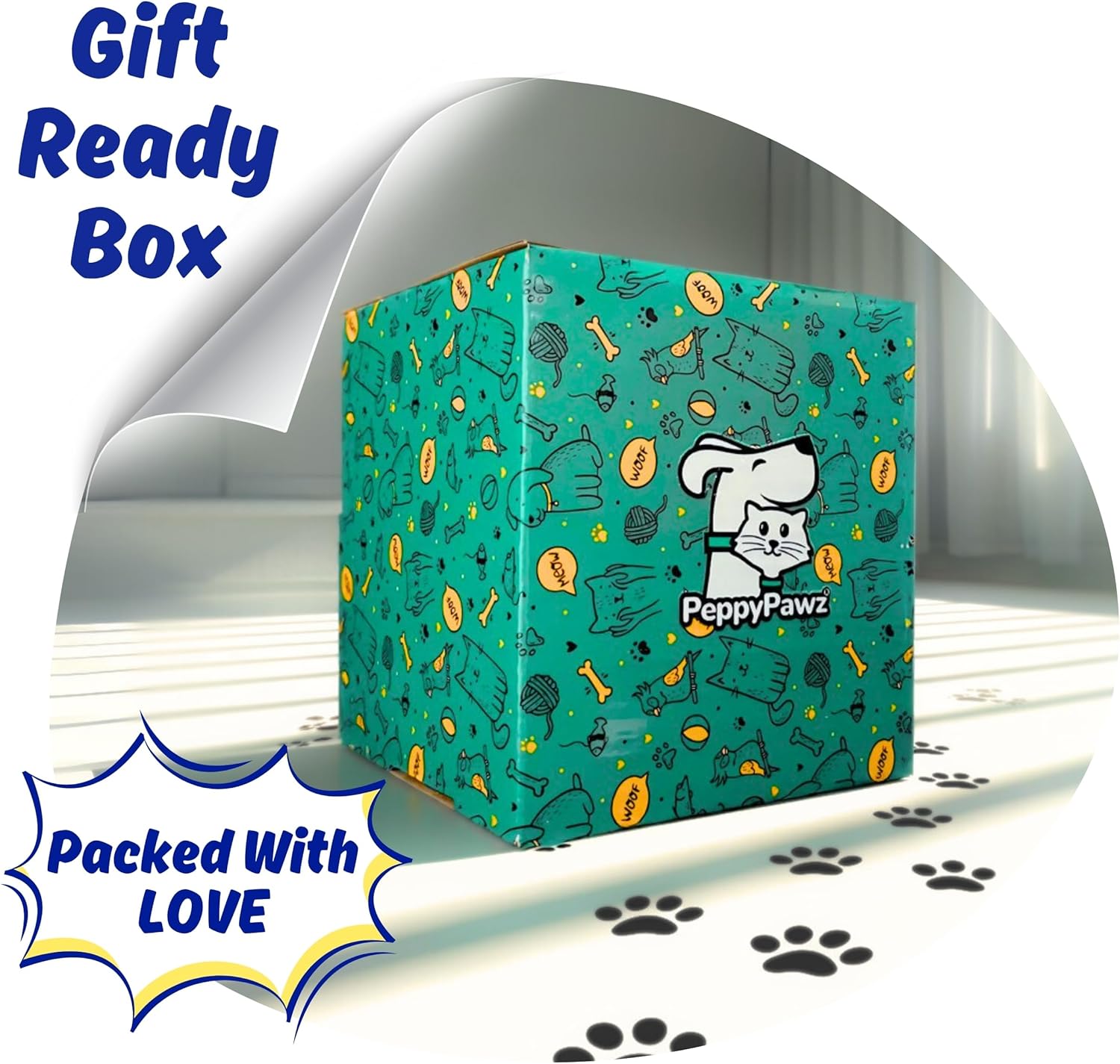 PeppyPawz - Juguete masticable 3 en 1 de pato de peluche para perro...