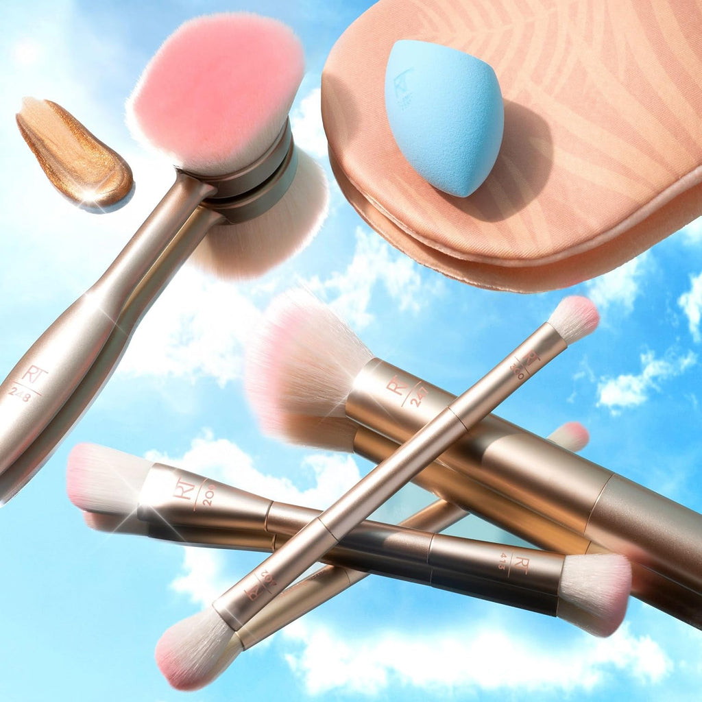 Real Techniques Endless Summer - Juego de brochas de maquillaje par...