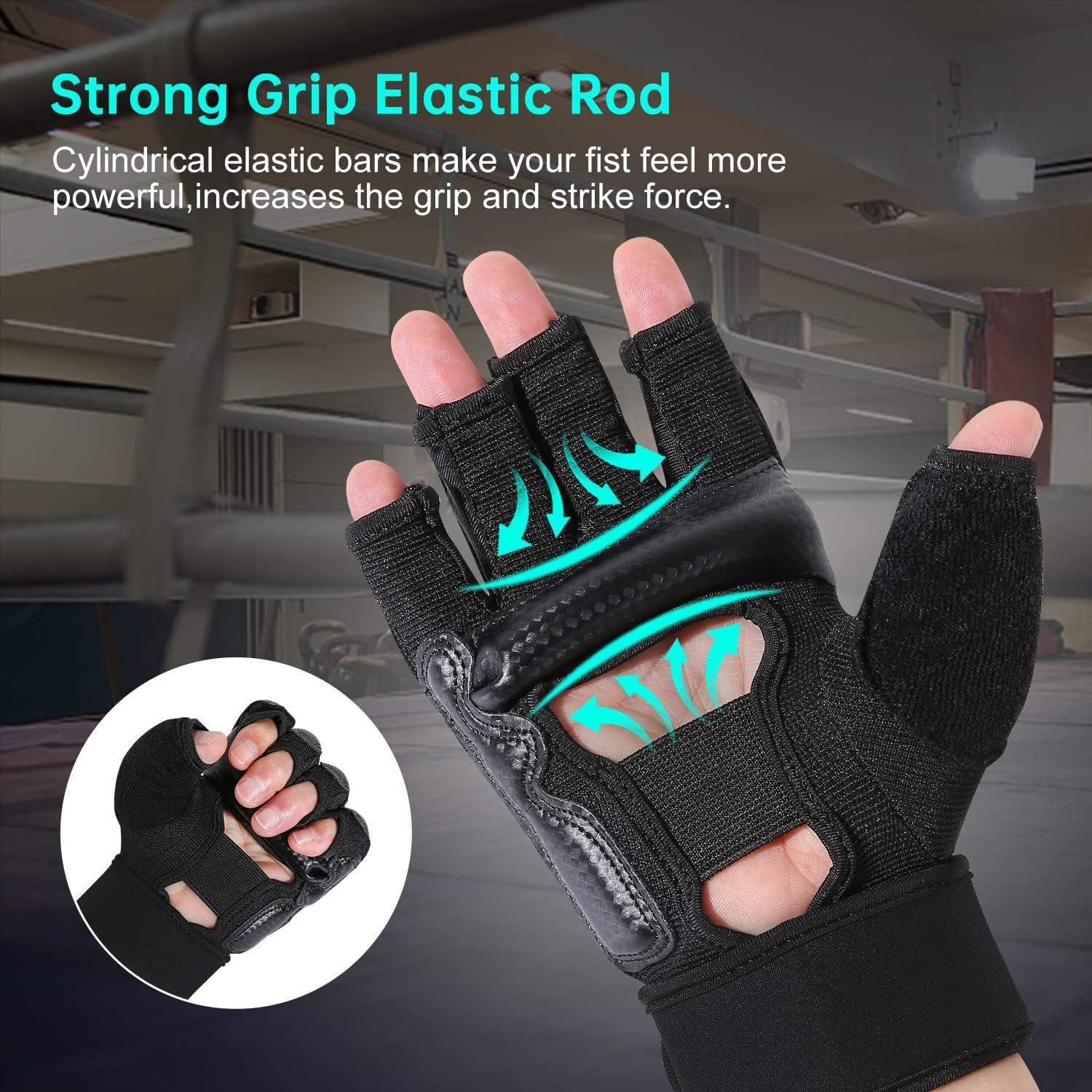LiMMAX Guantes de Kickboxing Sparring Guantes TKD para Hombres y Mu...
