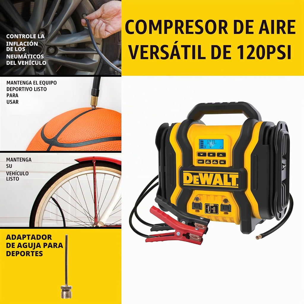 DEWALT DXAEPS14 Arrancador de 2000 amperios con inflador | Estación...