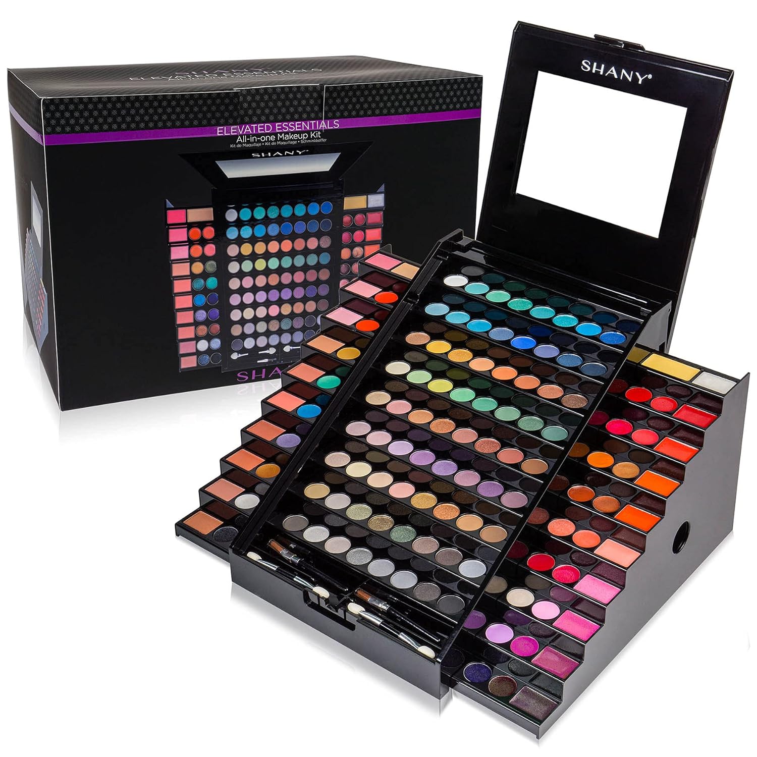 Juego de maquillaje Elevated Essentials de Shany todo en uno, con 7...