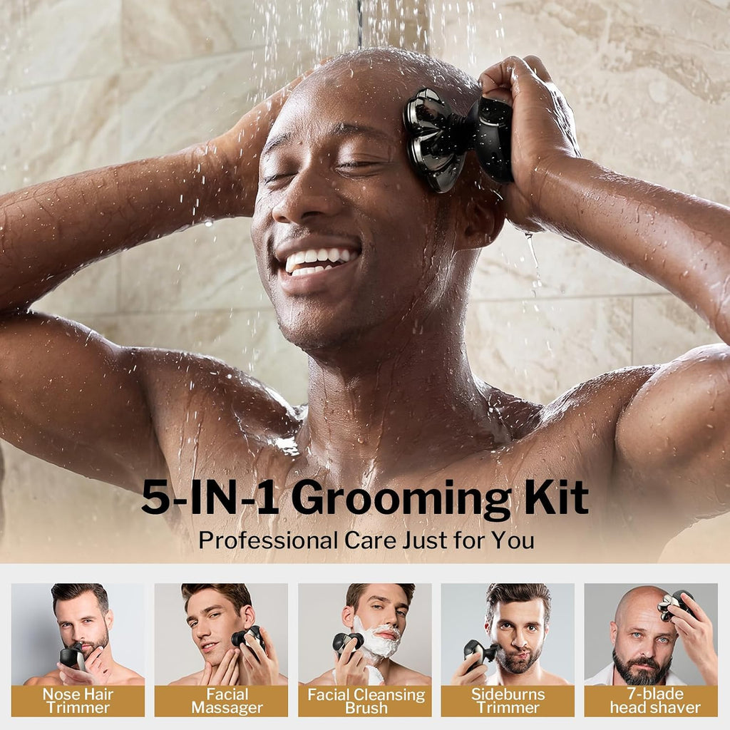 Afeitadoras de cabeza para hombres calvos: maquinilla de afeitar el...
