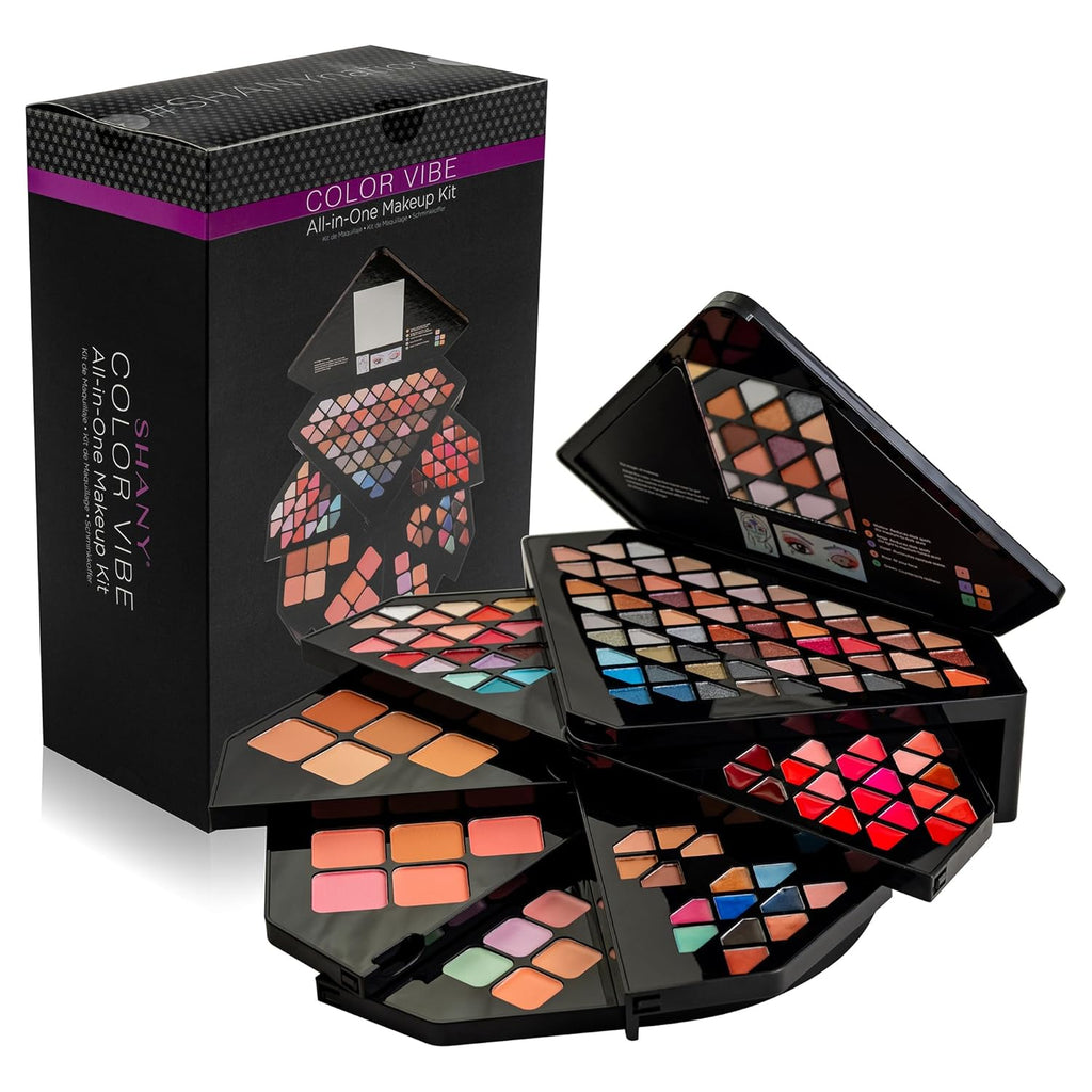 SHANY Juego de maquillaje todo en uno Color Vibe - 80 sombras de oj...