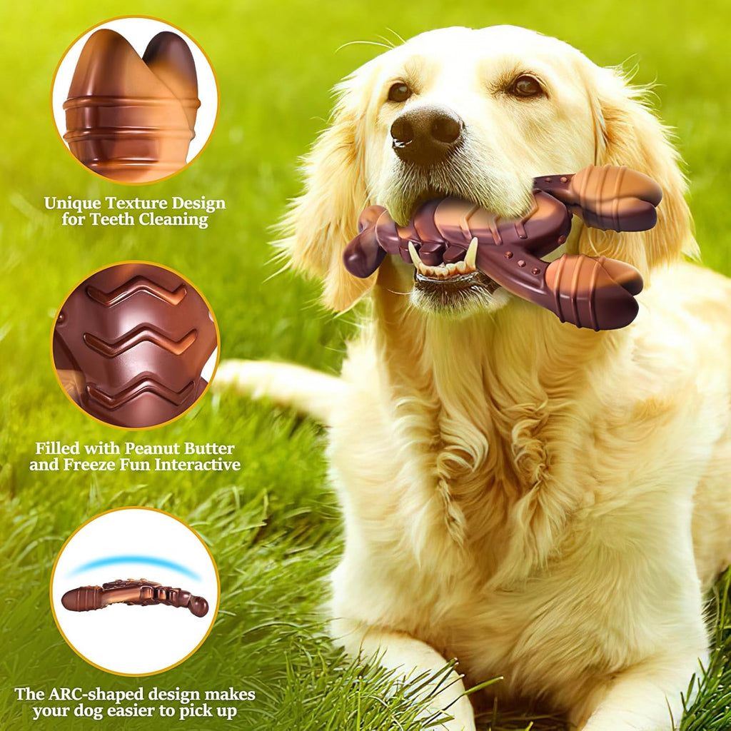 NEZIN Juguetes masticables para perros, juguetes indestructibles pa...