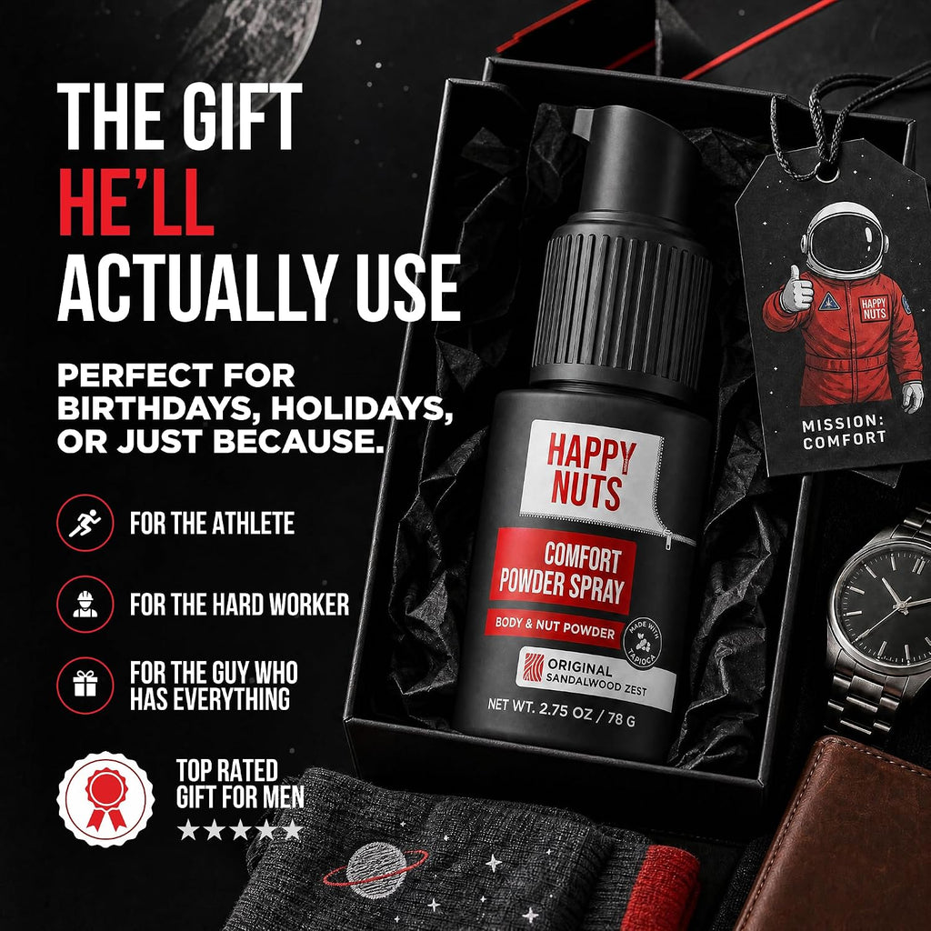 Happy Nuts Desodorante en Polvo en Aerosol Comfort para Hombres: De...