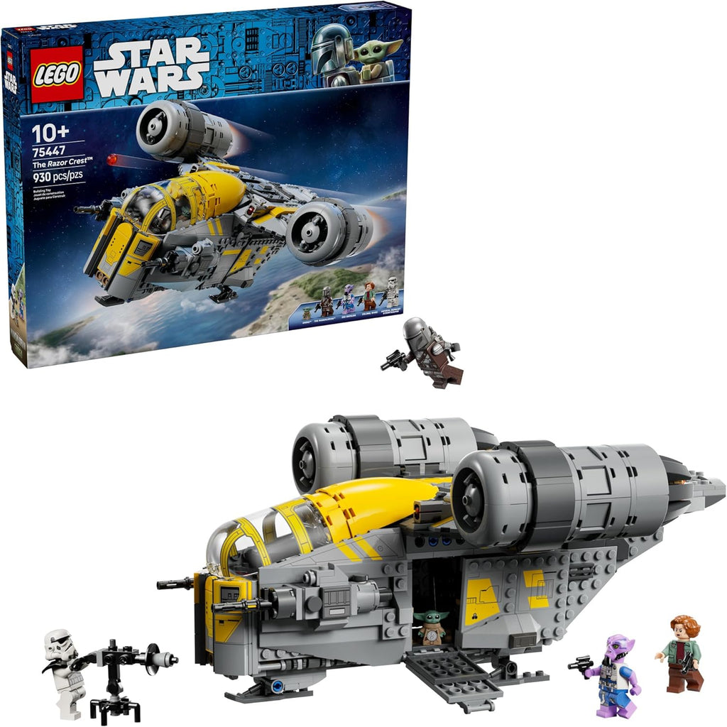 LEGO Star Wars: The Mandalorian y Grogu The Razor Crest - Juego de...