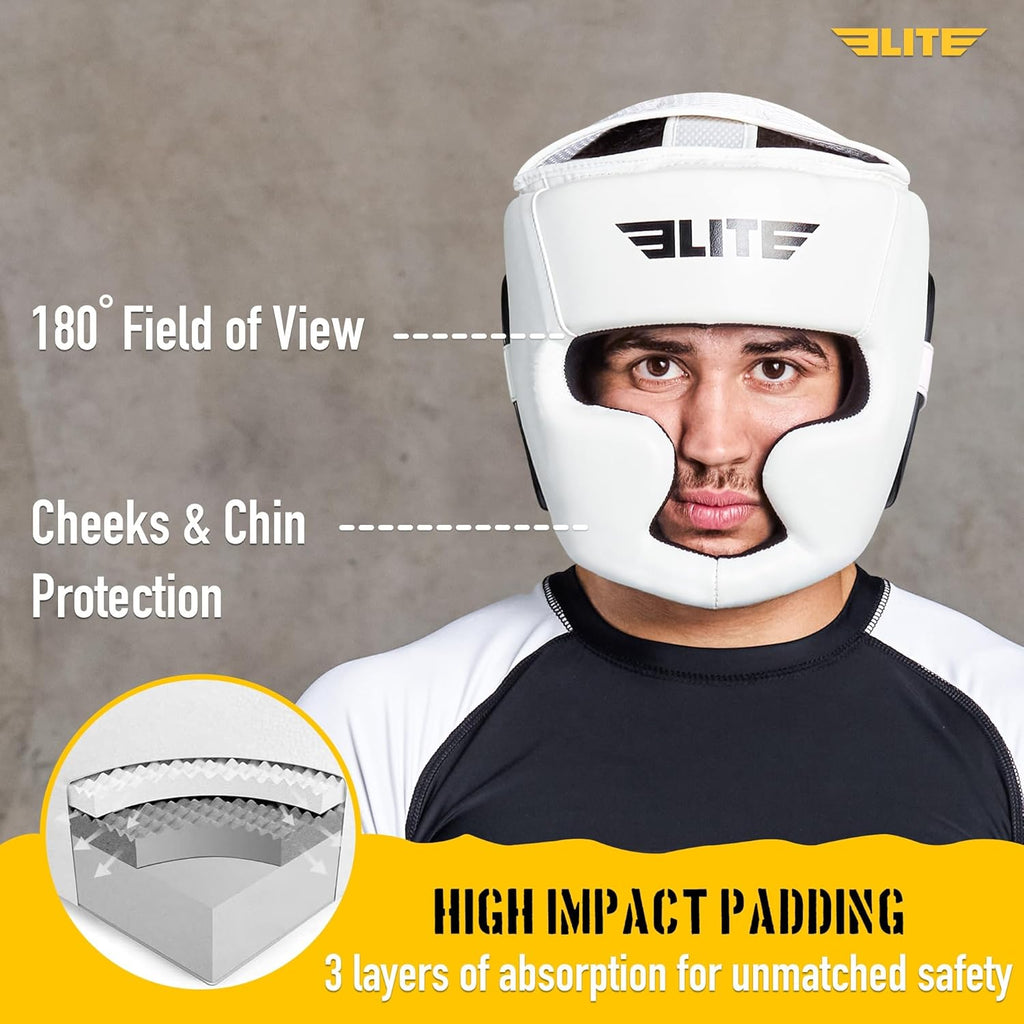 Elite Sports Mejor Casco de Boxeo, Protector de Cabeza de Seguridad...