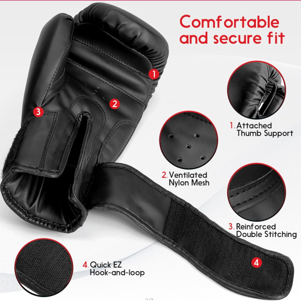 Guantes de boxeo para niños y niñas, guantes de entrenamiento de bo...