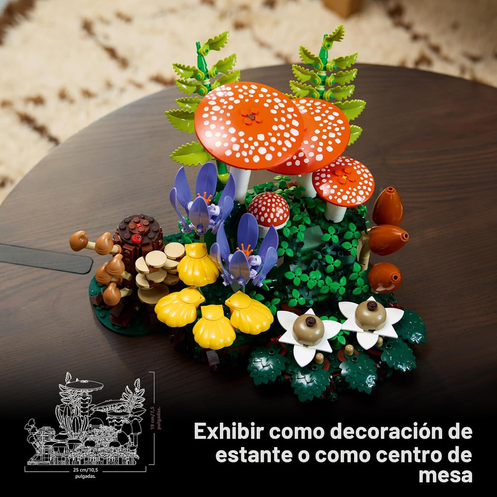 LEGO Botanicals Woodland Mushrooms - Building Set for Adults, Ages...