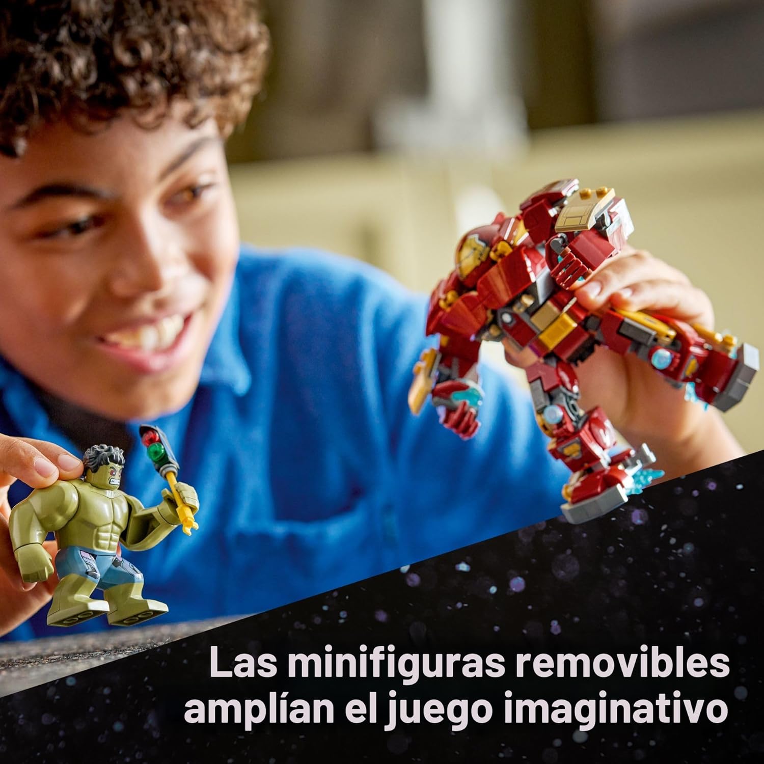 LEGO Marvel Epic Battle: Hulkbuster vs. The Hulk - Juguete de const...