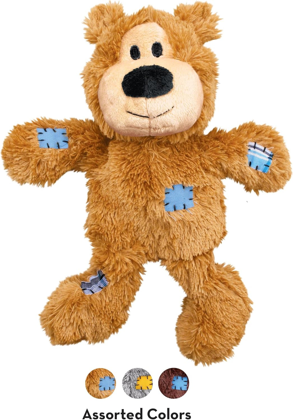 KONG Wild Knots Bears - Juguetes duraderos para perros con cuerdas...