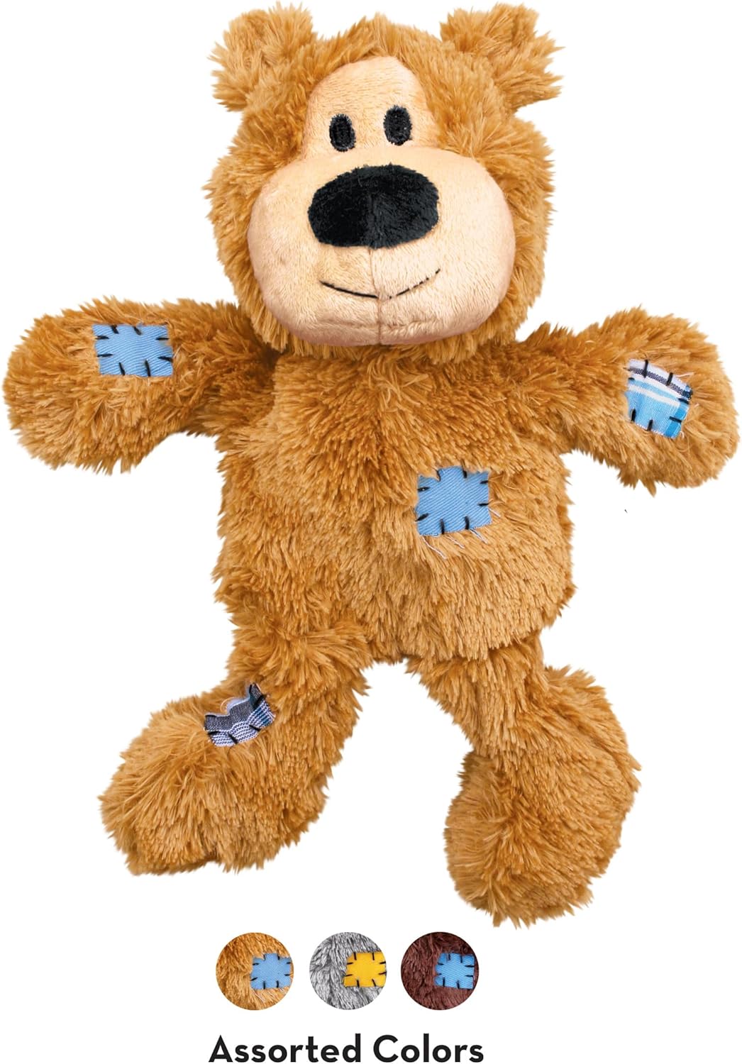 KONG Wild Knots Bears - Juguetes duraderos para perros con cuerdas...