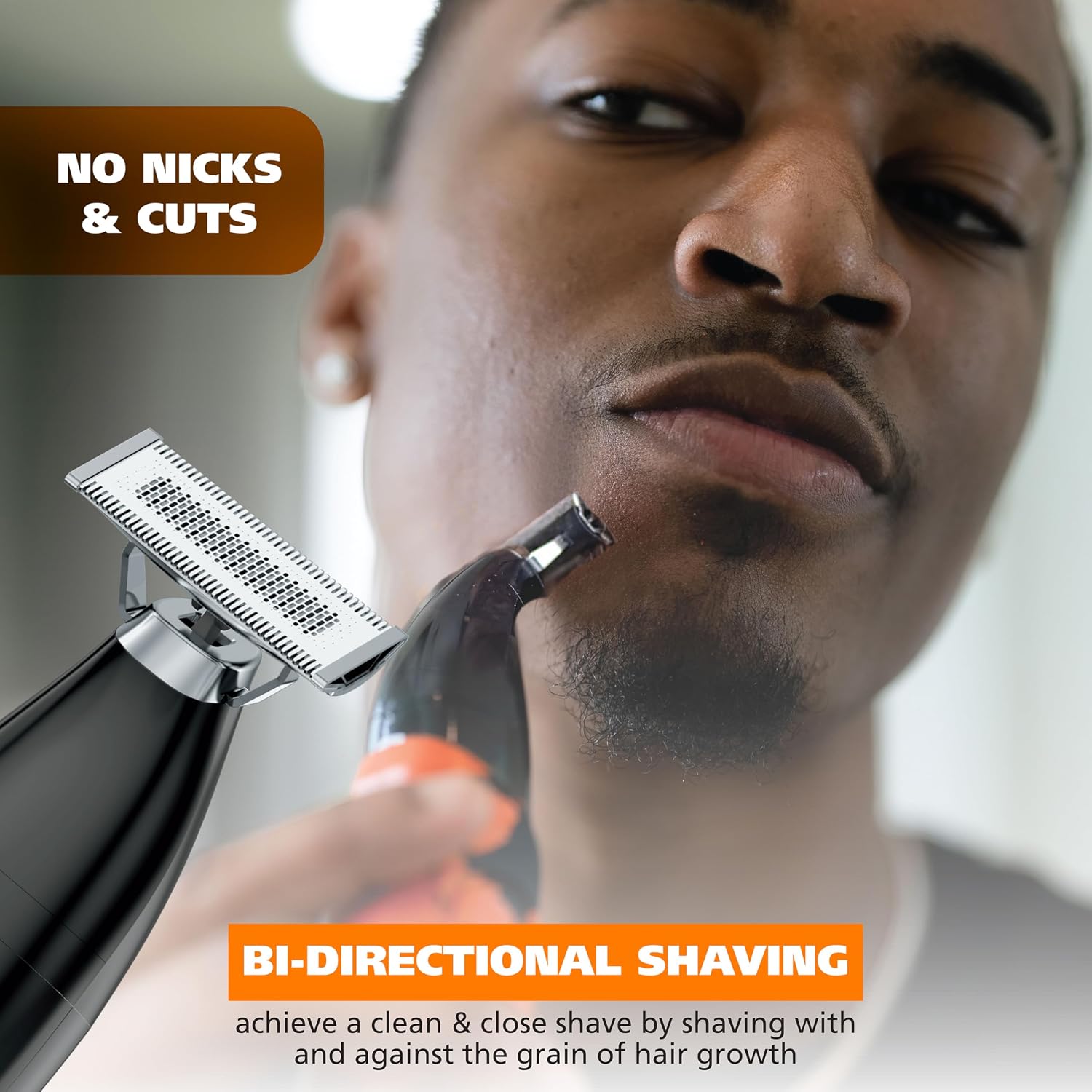 Wahl Trim Ninja - Maquinilla de afeitar eléctrica híbrida todo en u...
