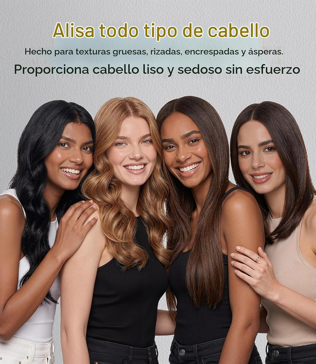 Terviiix Plancha alisadora de pelo, cubre más cabello en una pasada...