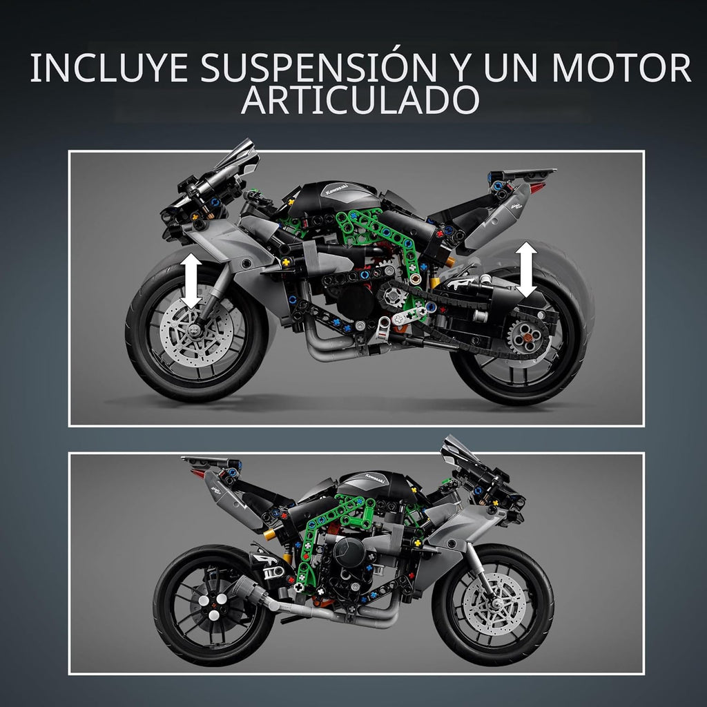 LEGO Technic Kawasaki Ninja H2R Moto Juguetes de Construcción para...