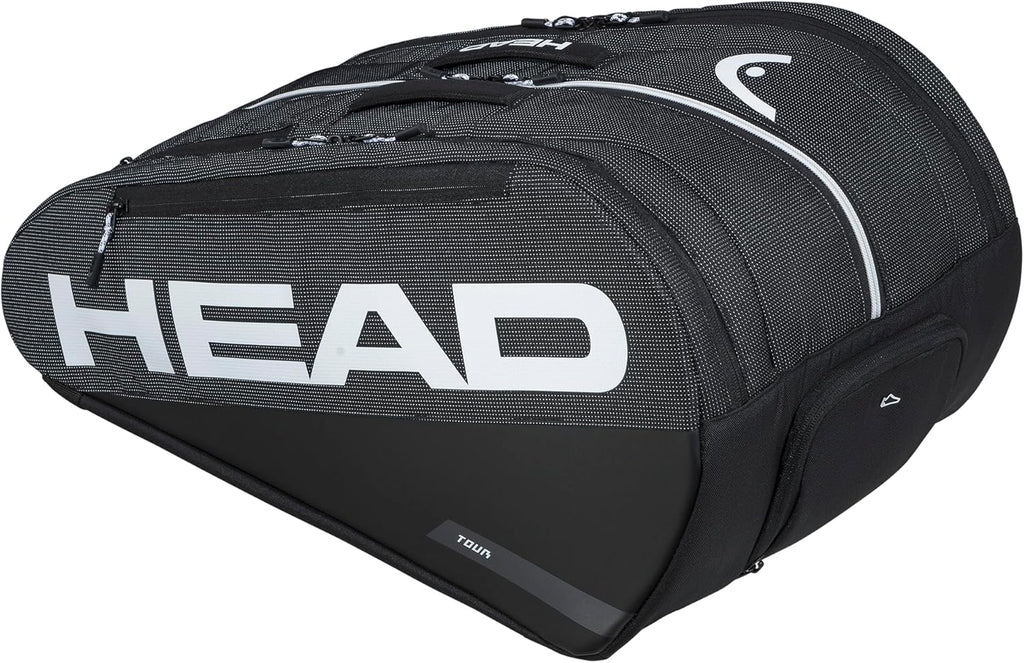 HEAD Tour Padel Bag - Diseño reflectante moderno, almacenamiento de...