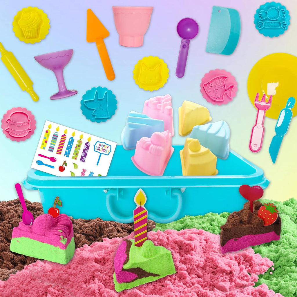 Carolart Cubo sensorial, kit sensorial de helado y pasteles, kit de...
