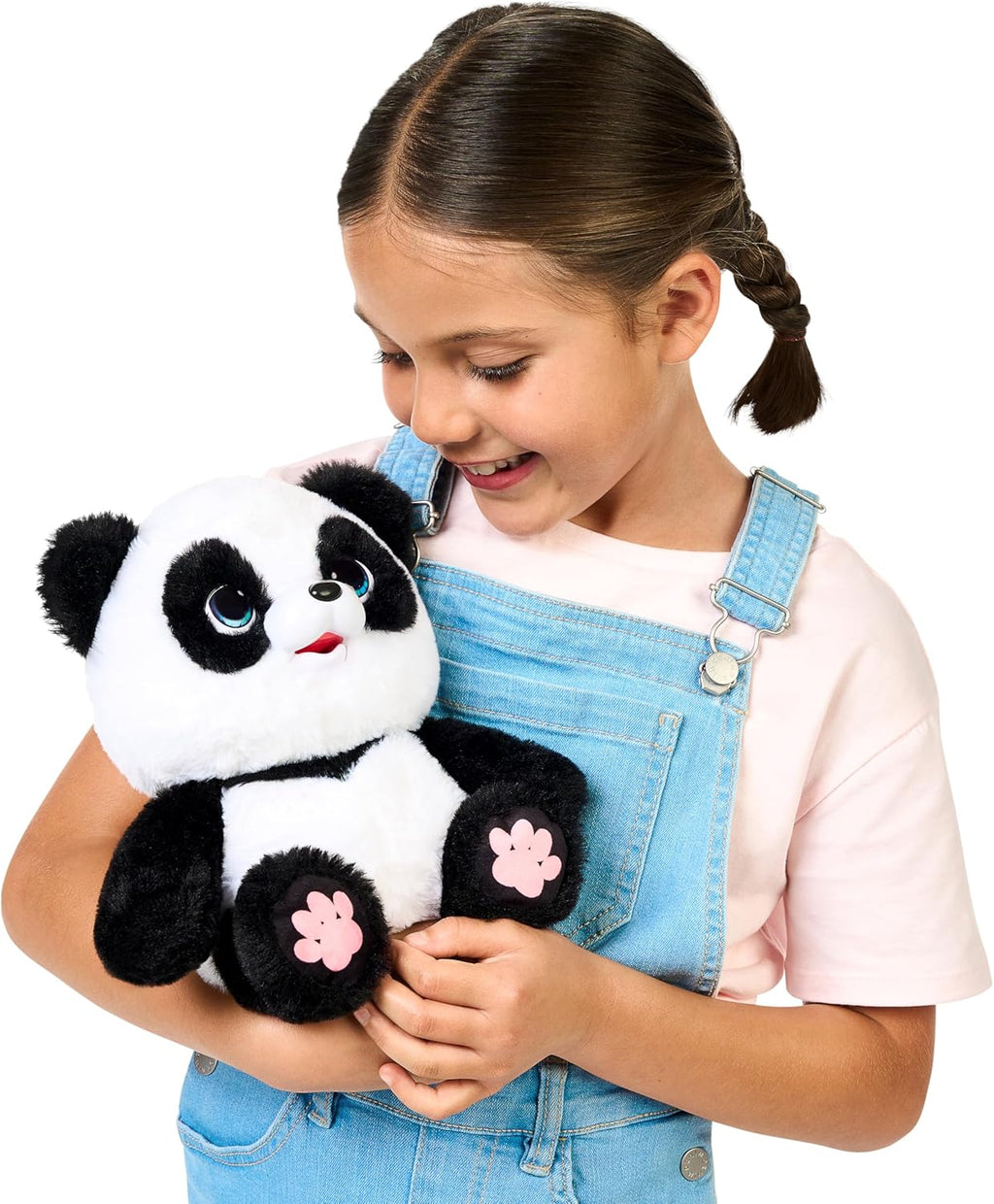 Little Live Pets Mi bebé panda parlante ChuChu, peluche de panda su...
