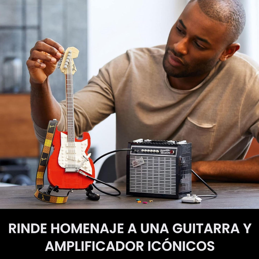 LEGO Ideas Fender Stratocaster 21329 Kit de construcción; genial id...