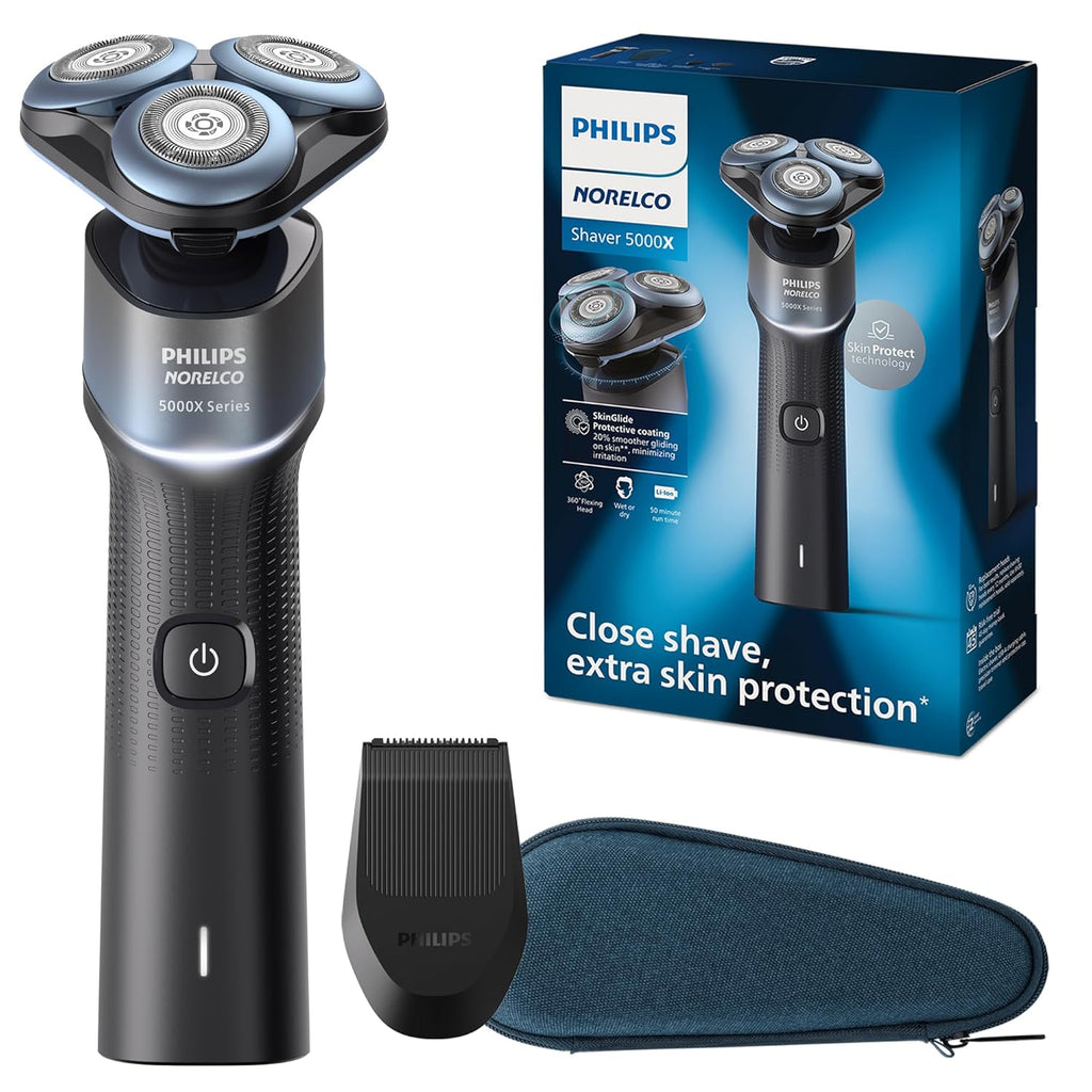 Philips Norelco Shaver 5000X, afeitadora recargable en seco y húmed...