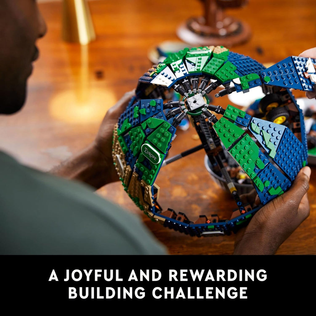 LEGO Ideas The Globe 21332 - Juego de construcción para adultos (25...