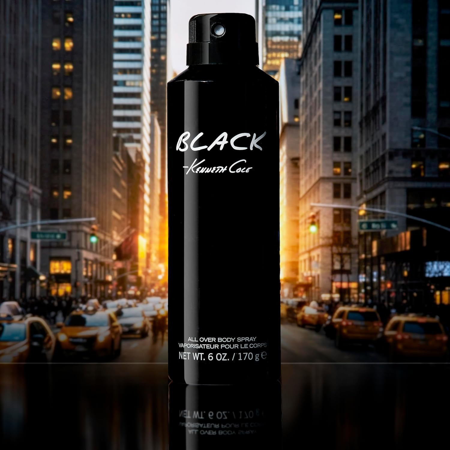 Kenneth Cole Black All Over Body Spray para hombres, fragancia arom...