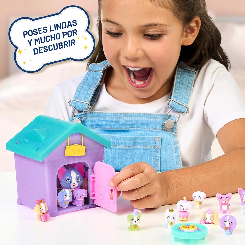 Little Live Pets Casa de Juegos para Perros, Paquete de Fiesta de C...